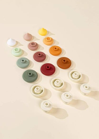 3 Sets of Silicone Stackable Ice Cream Cones