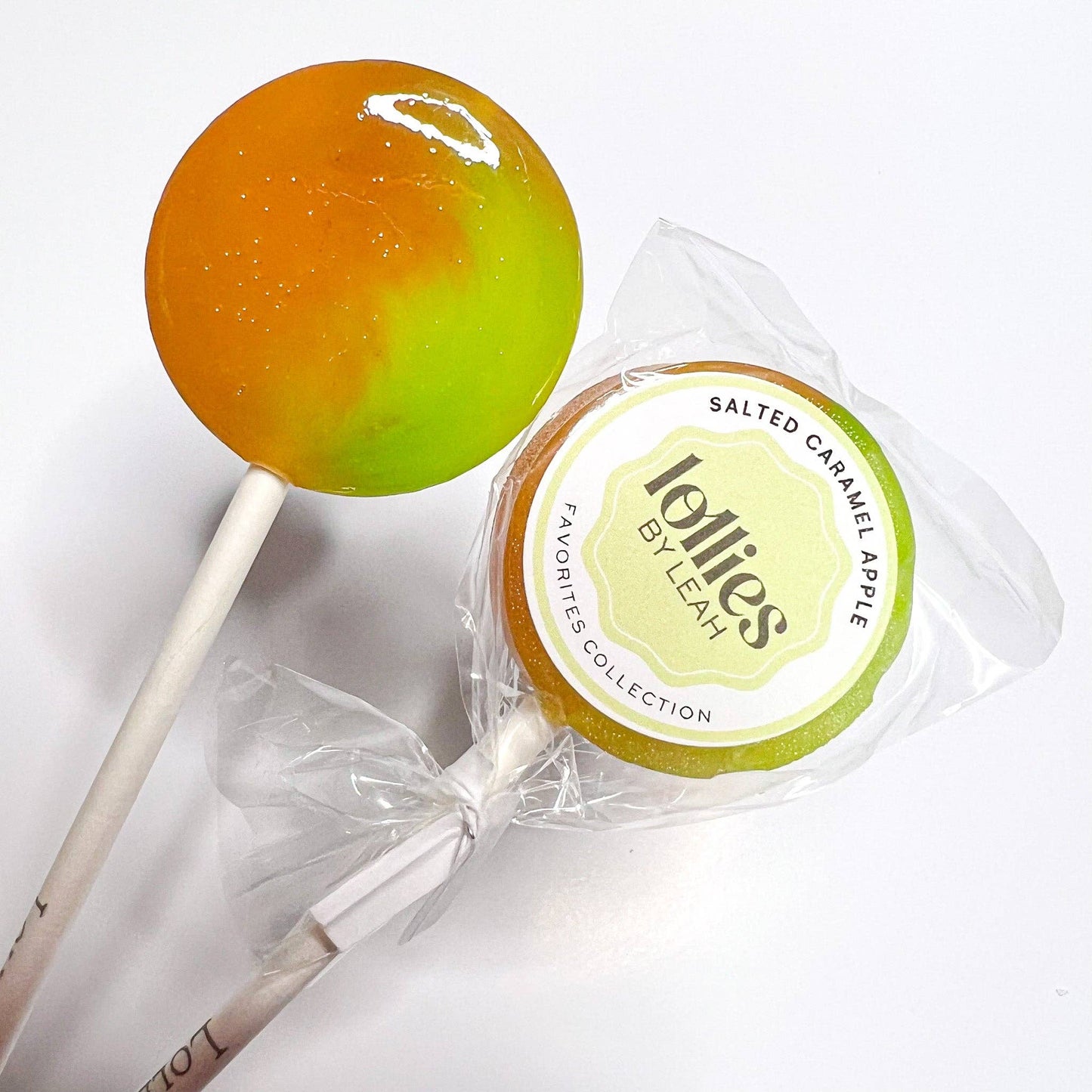 Salted Caramel Apple Lollipop