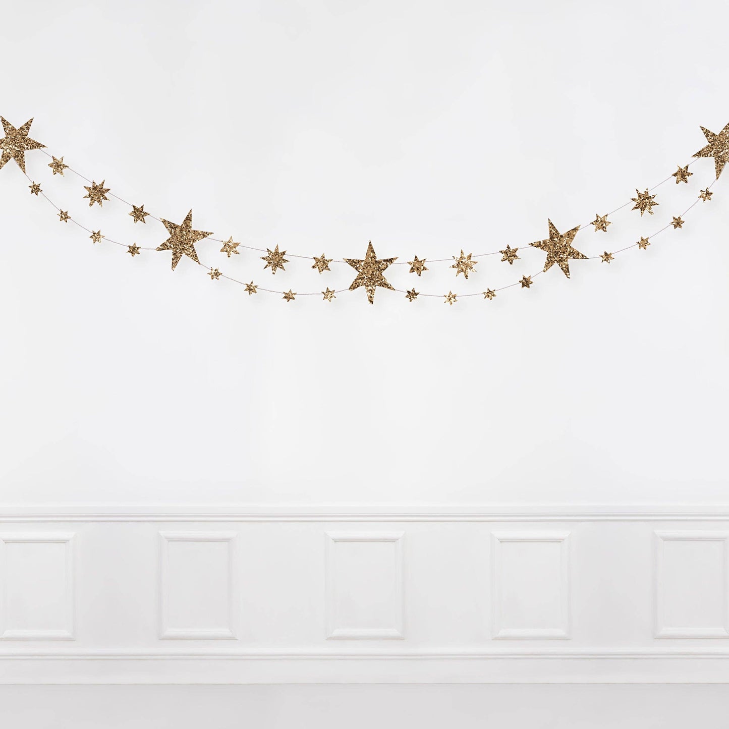 Glitter Stars Garland