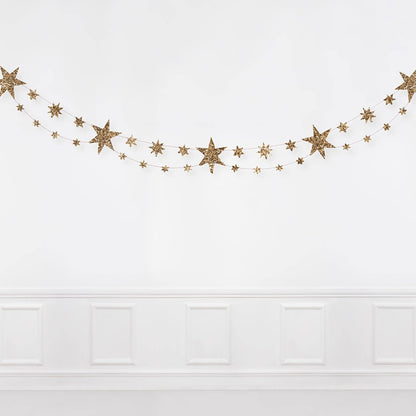 Glitter Stars Garland