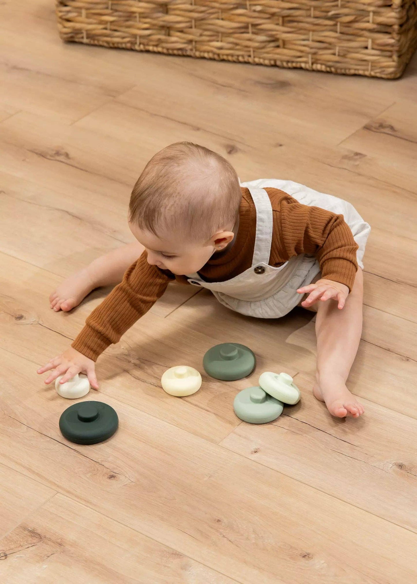 Set of 6 Silicone Stackable Rings