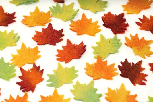 Fall Felt Leaves