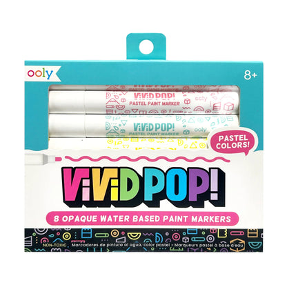Vivid Pop!: Opaque Water-Based Paint Markers - Pastel (Set o