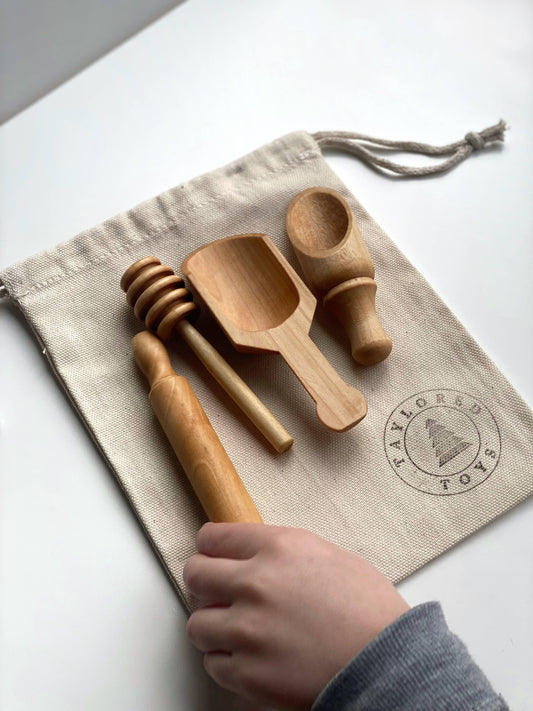 Montessori Mini Wood Tool Kit