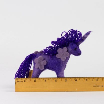 Felt Unicorn Purple