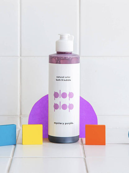 Plop Plop Natural Color Bubble Bath - Mystery Purple (230g)