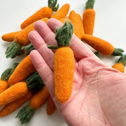 Felt Mini Orange Carrot