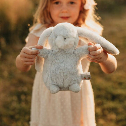 Tiny Nibble 8" Bunny - Gray