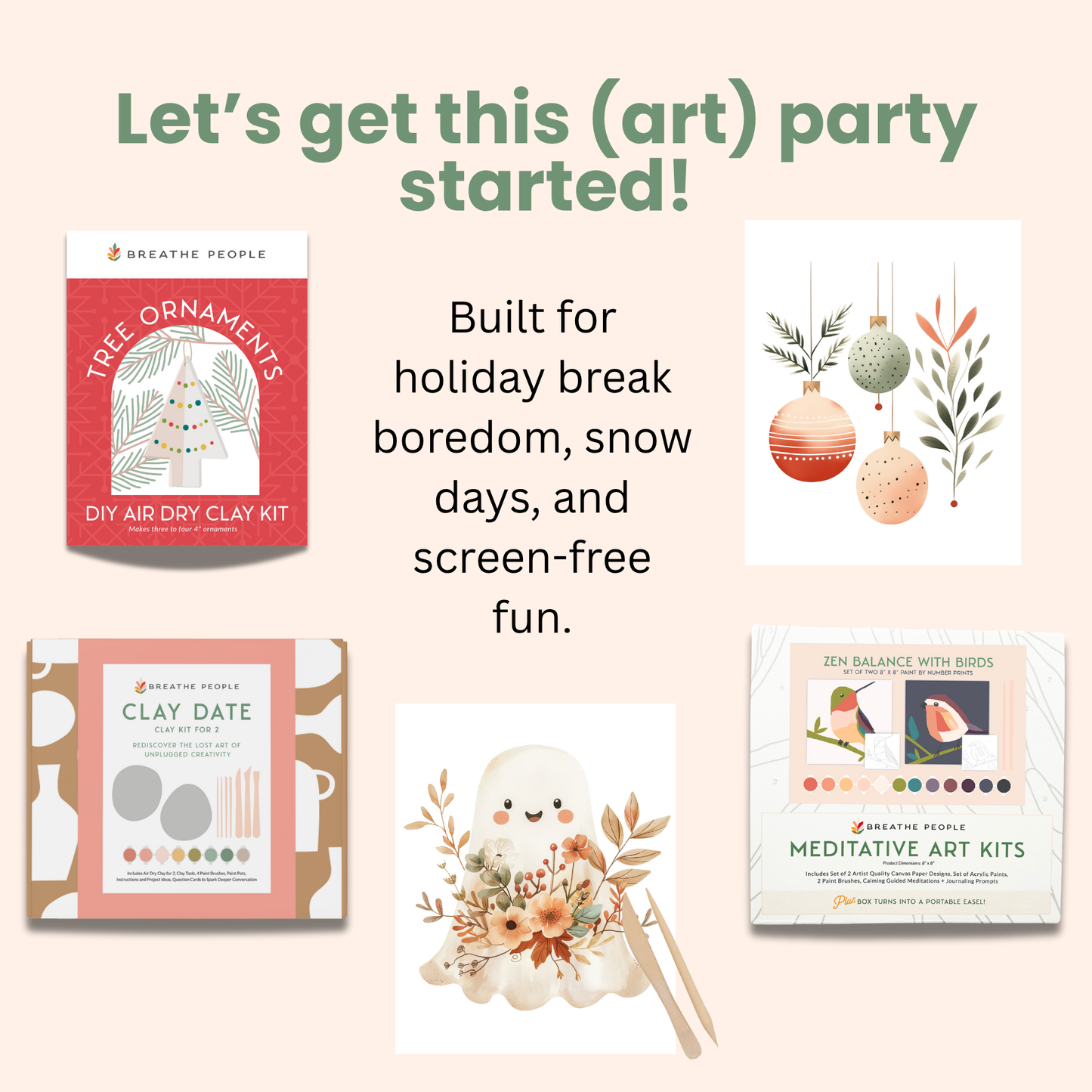 Holiday Watercolor Kit – Penguin