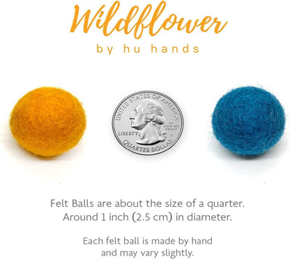 Felt Balls - REG Rainbow Party