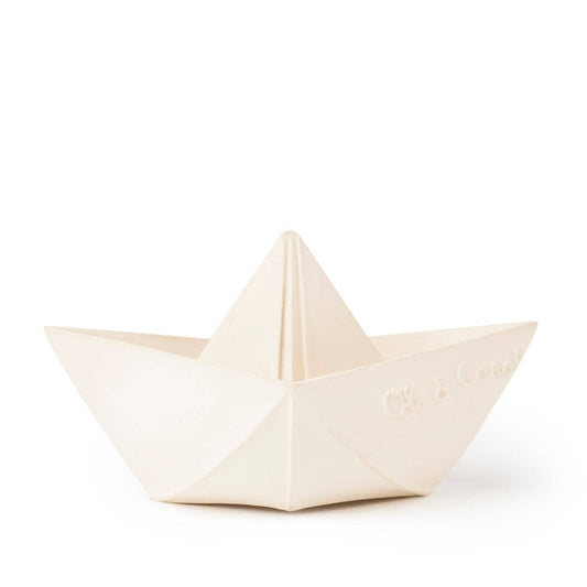 Origami Boat White