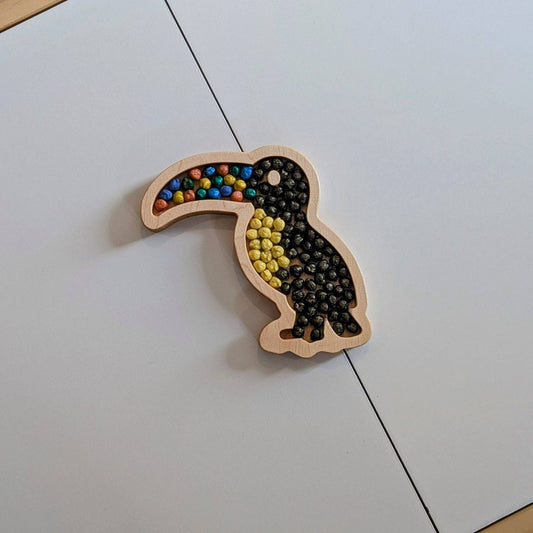 Mini Toucan Sensory Play Tray