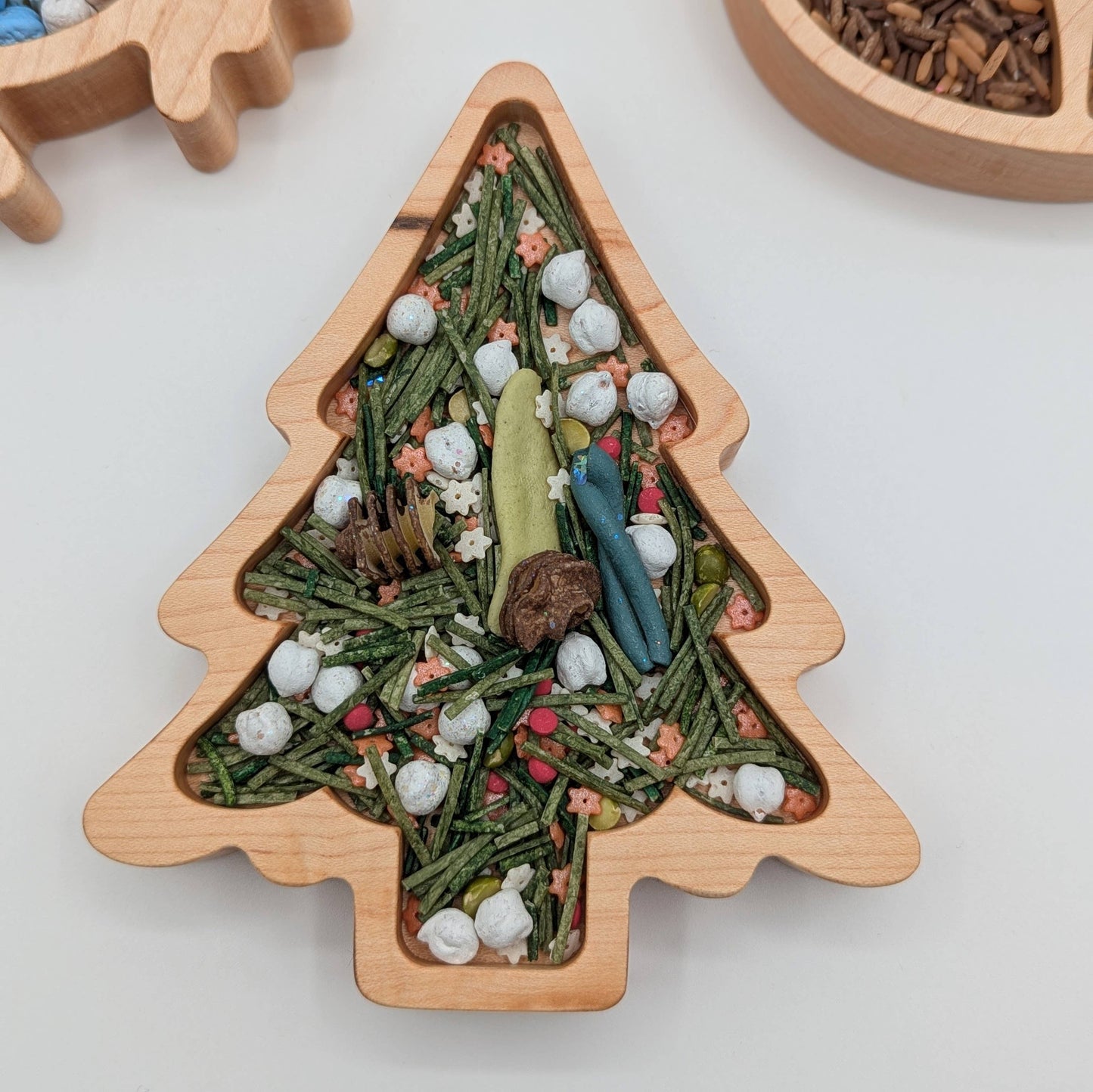 Mini Fir Sensory Play Tray