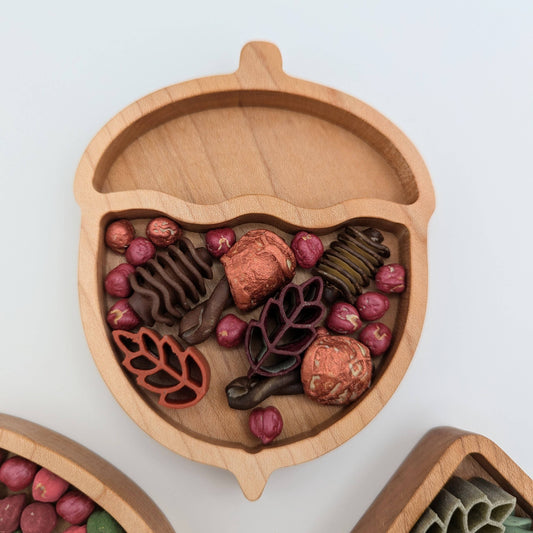 Mini Acorn Sensory Play Tray
