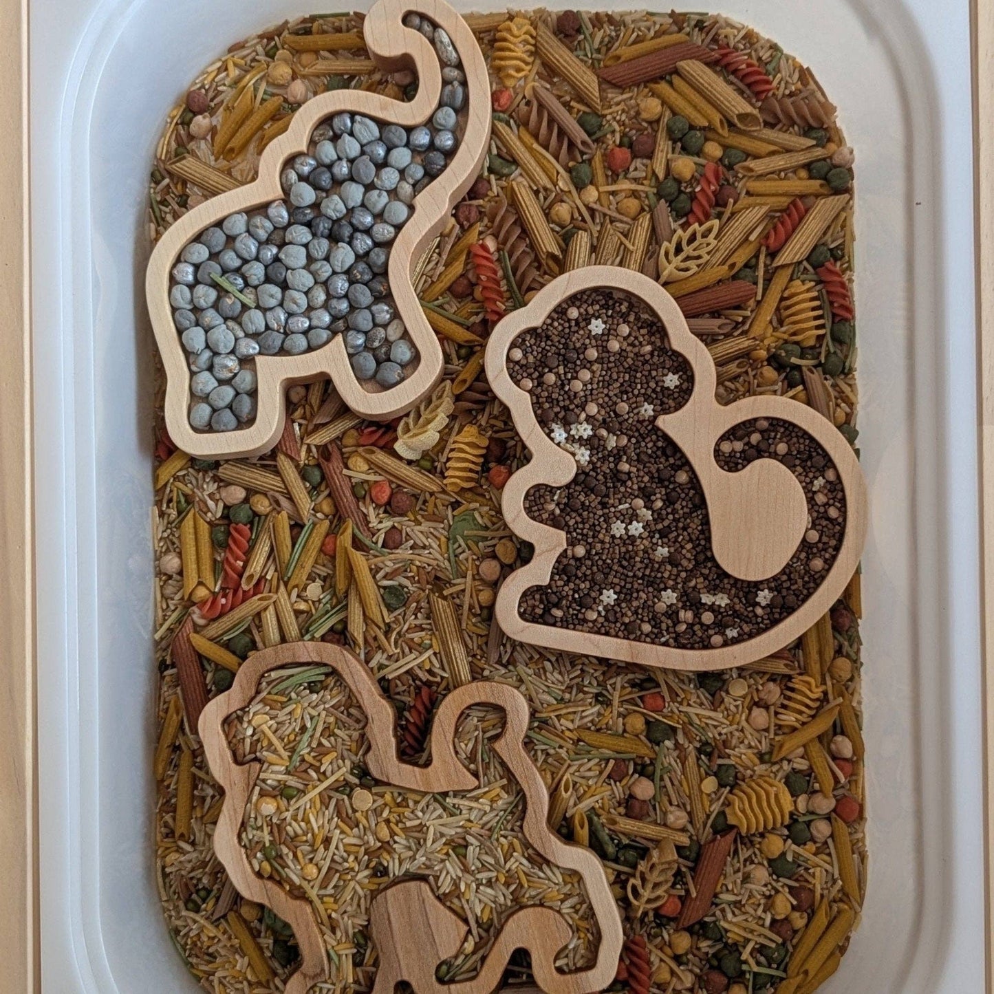 Mini Elephant Sensory Play Tray