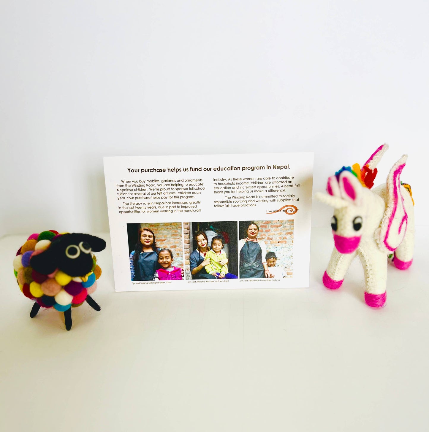 Felt Unicorn White