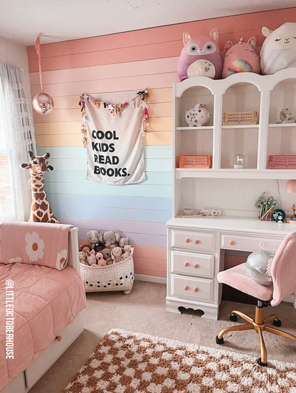 Cool Kids Read Books Banner | Reading Bookish Wall Decor
