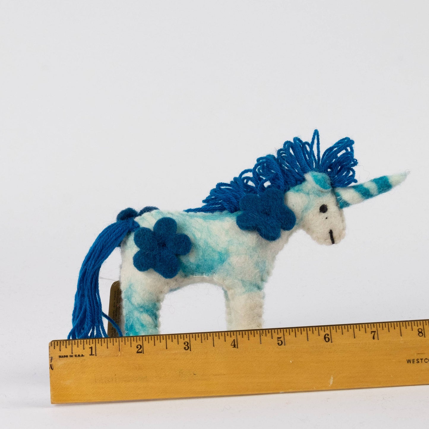 Felt Unicorn Blue