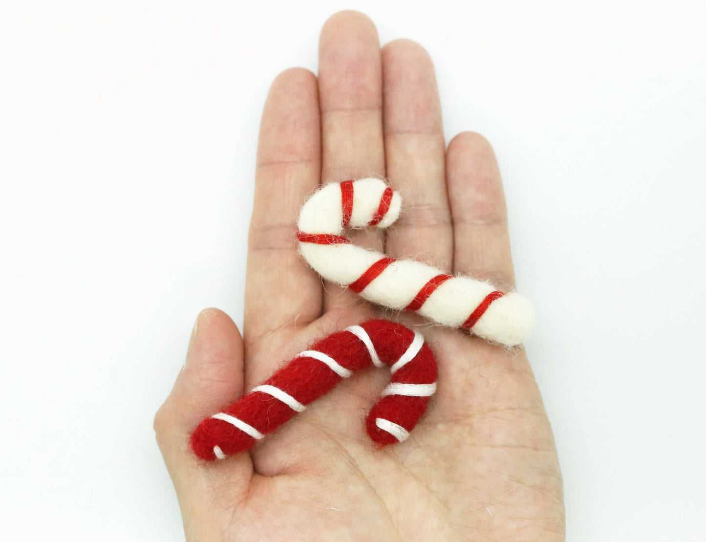Felt Christmas Felt Candy Cane - Red