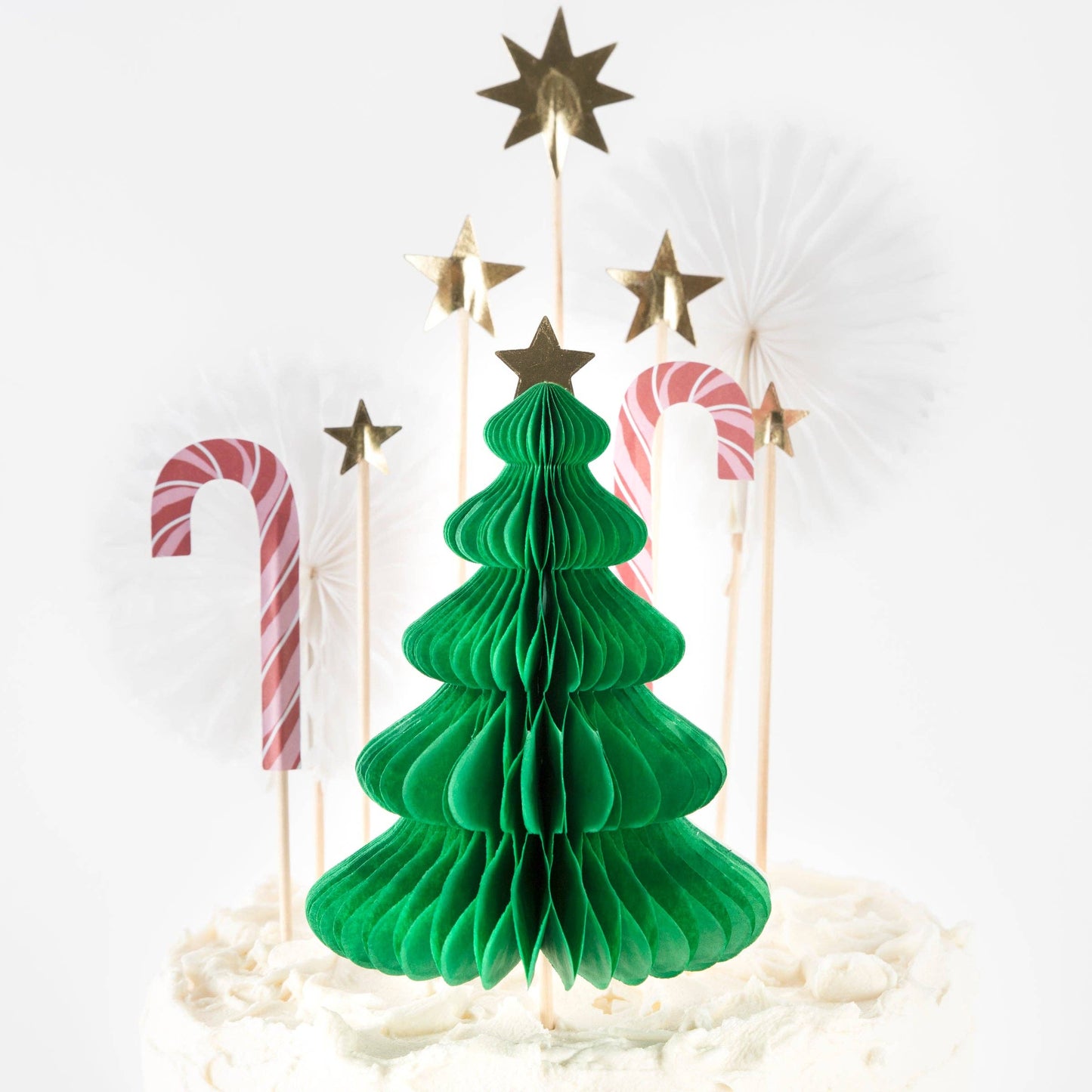 Christmas Honeycomb Cake Topper Set