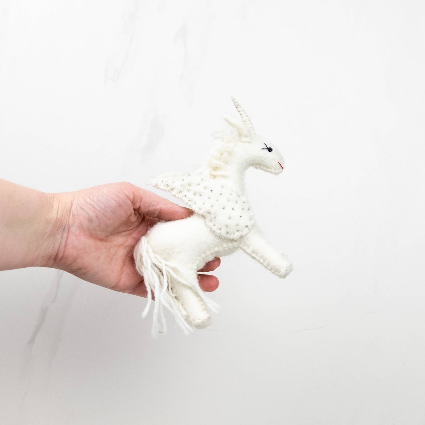 Felt Unicorn White