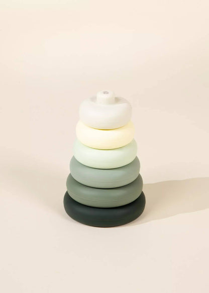 Set of 6 Silicone Stackable Rings