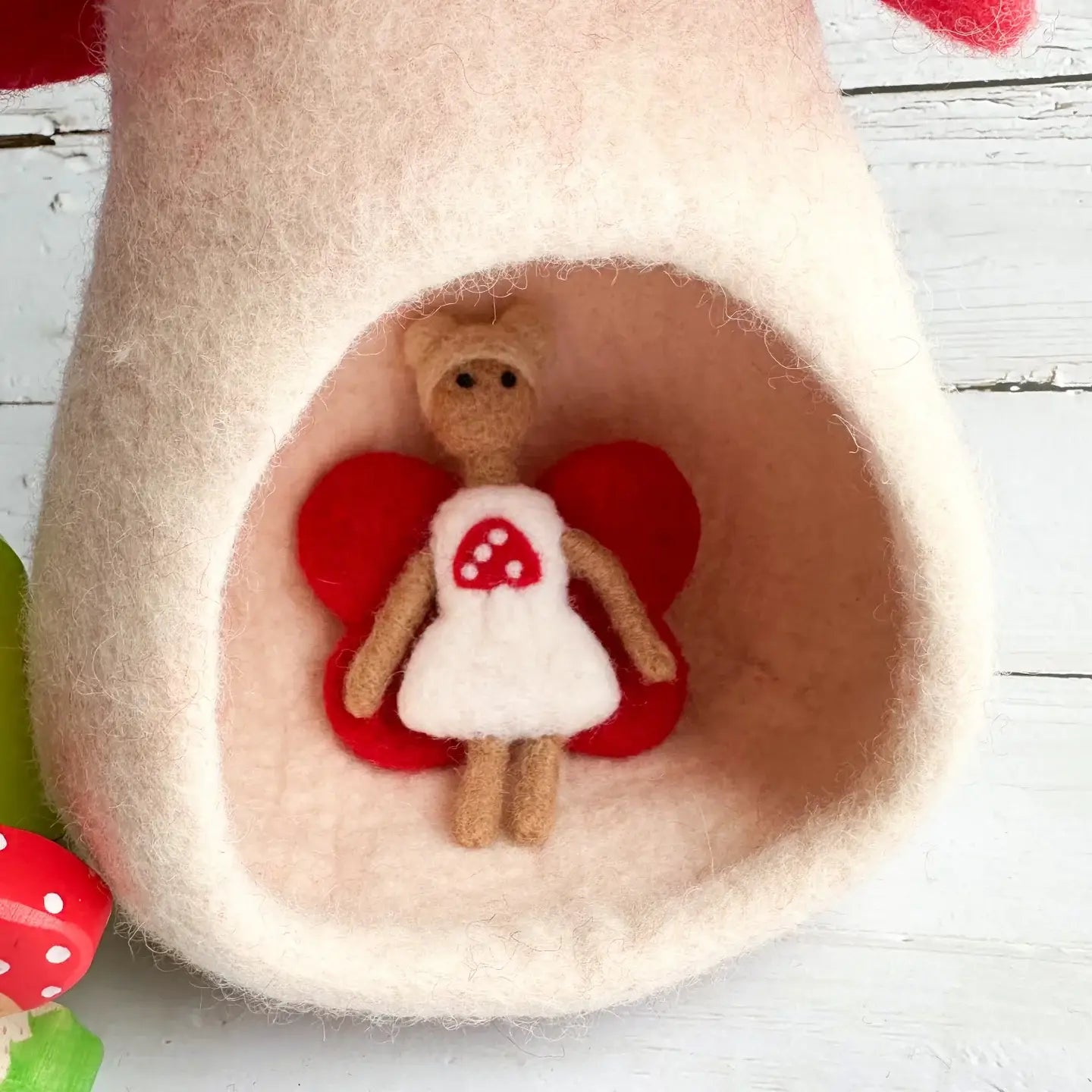 Felt Toadstool Mushroom Cottage