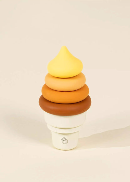 3 Sets of Silicone Stackable Ice Cream Cones