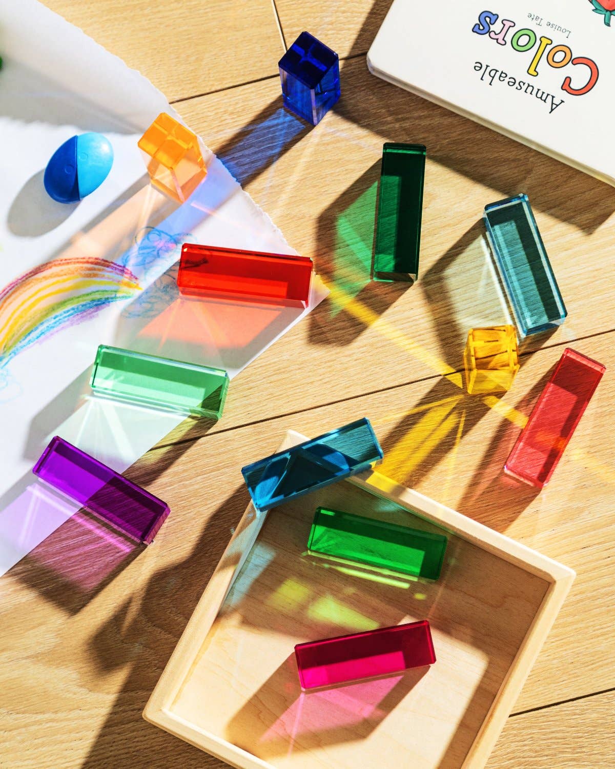 Rainbow Acrylic Noa Blocks