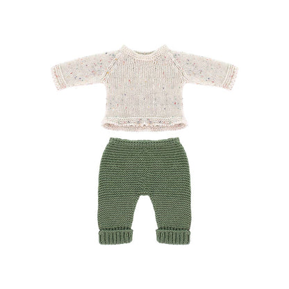 Knitted Doll Outfit 12⅝" inch - Sweater & Trousers