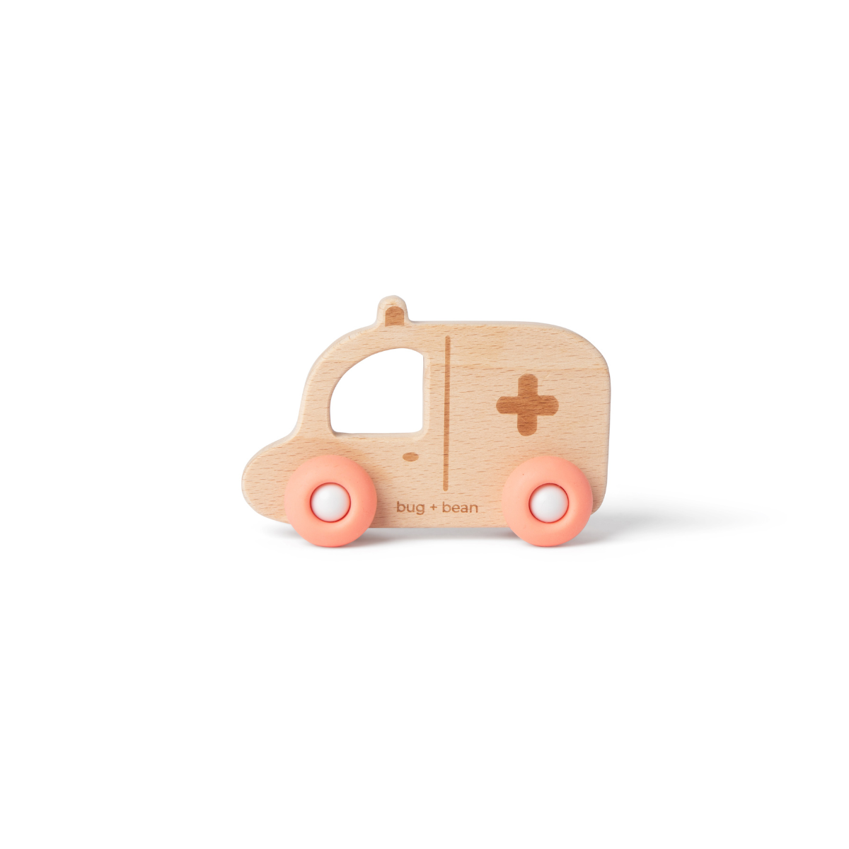 Wooden Ambulance Toy | Wheelies Collection