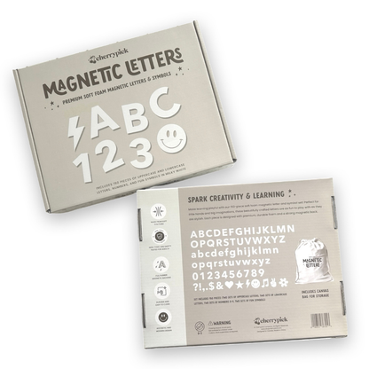 Soft Foam Magnetic Letters & Symbols 150pc Set - Colorful