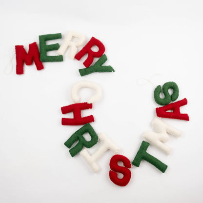 Felt Garland - Merry Christmas