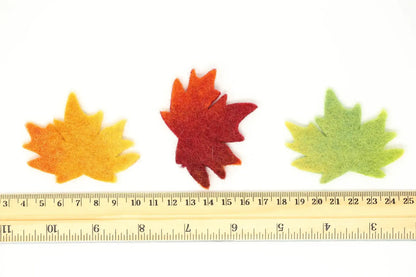 Fall Felt Leaves