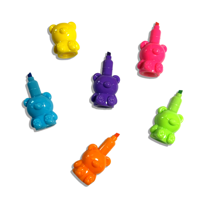 Bear Besties: Stacking Highlighters (Display of 16 Sticks)