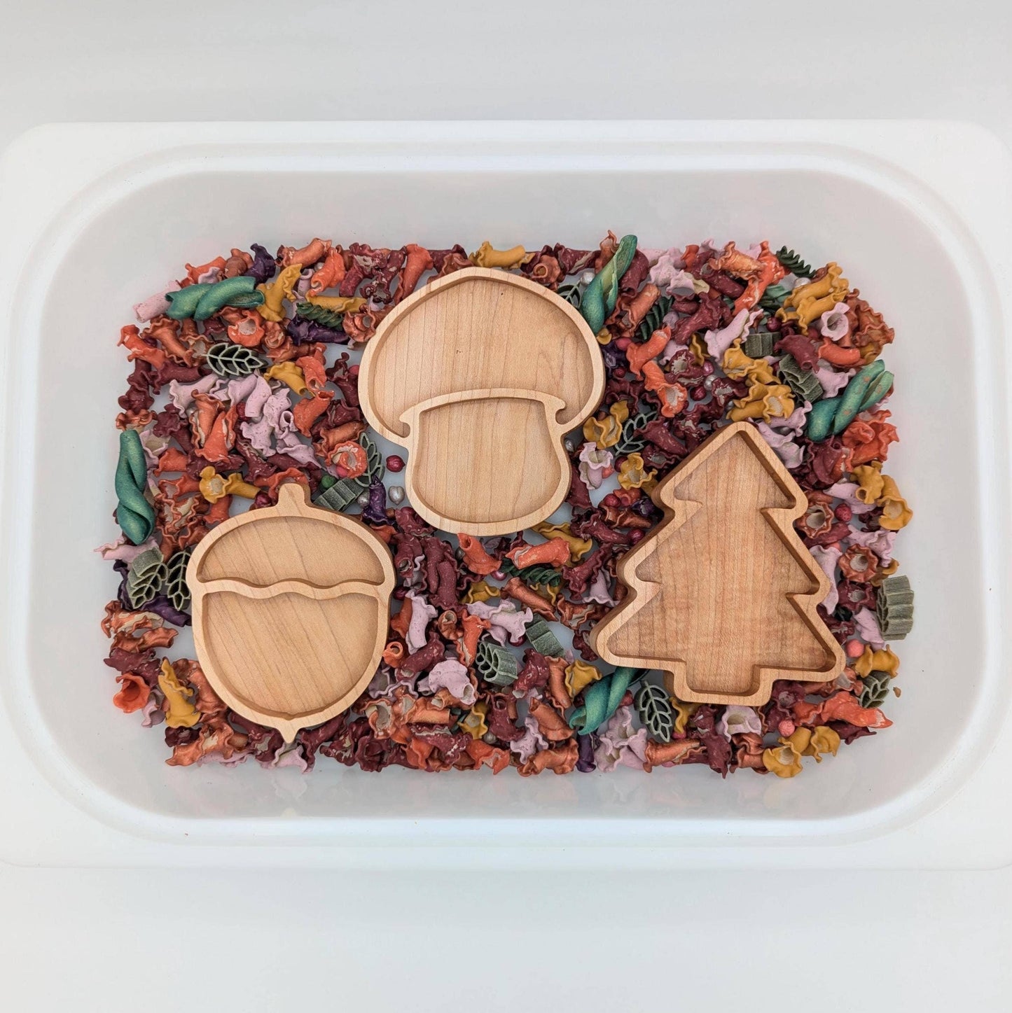 Mini Mushroom Sensory Play Tray