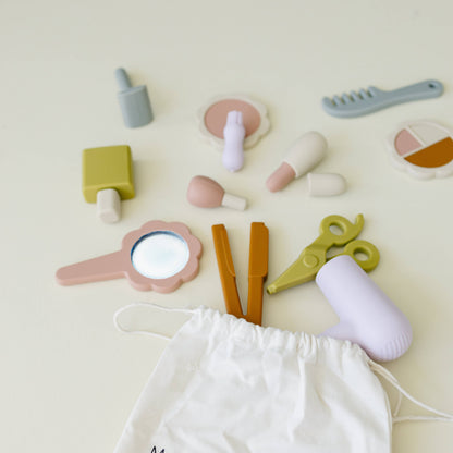 Silicone Hair and Makeup Play Set