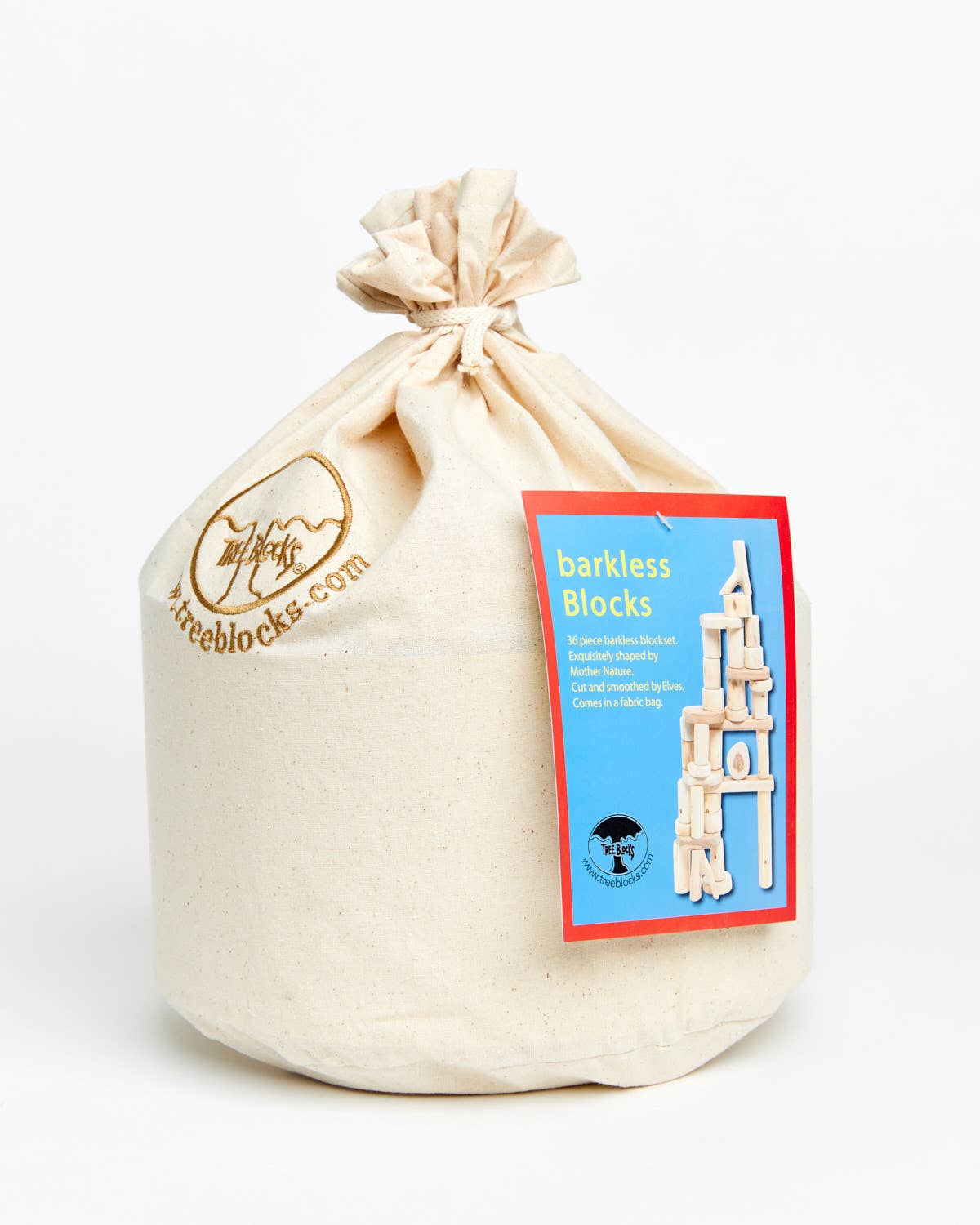 Bark-less blocks - 36 pcs