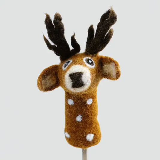 Felt Forest Friends Finger Puppets - Deer