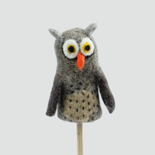 Felt Forest Friends Finger Puppets - Owl