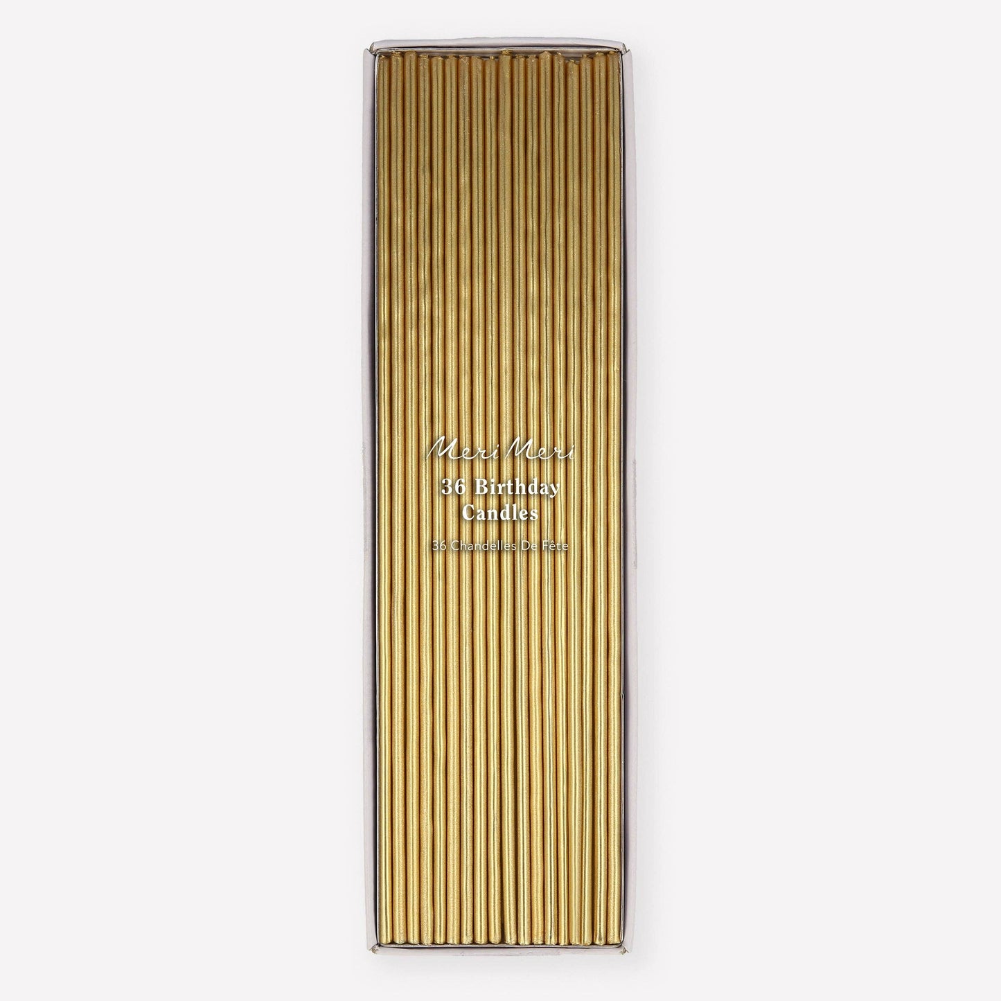 Super Skinny Gold Candles