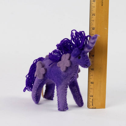 Felt Unicorn Purple