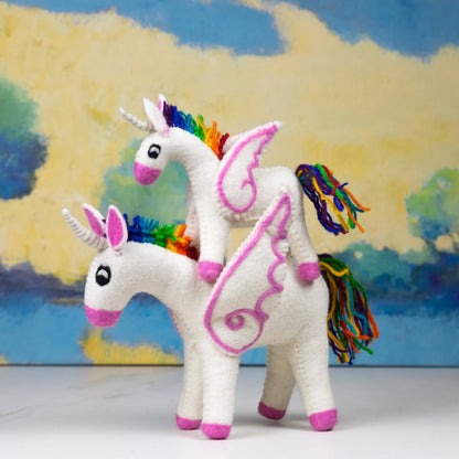 Felt Unicorn Rainbow - Large