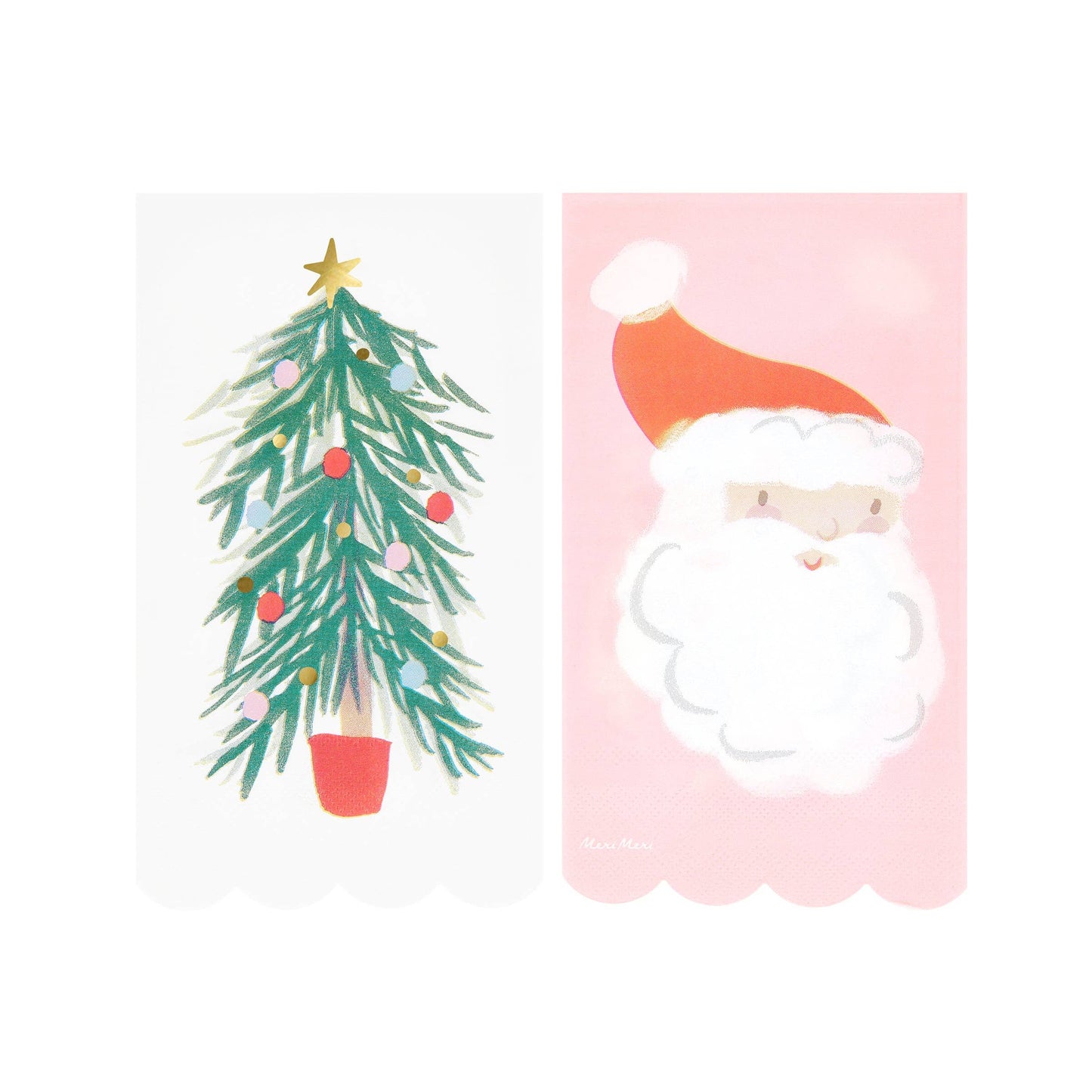 Mixed Christmas Icon Guest Towels