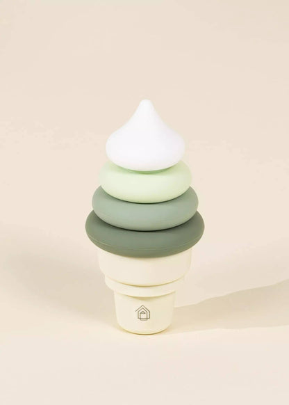 3 Sets of Silicone Stackable Ice Cream Cones