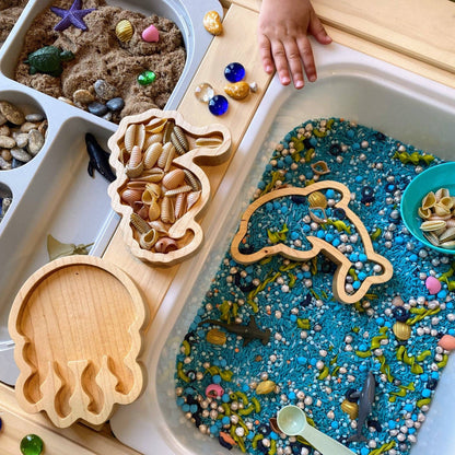 Mini Jellyfish Sensory Play Tray