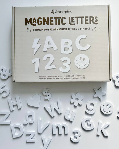 Soft Foam Magnetic Letters & Symbols 150pc Set - Colorful