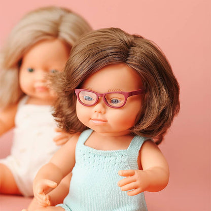 Terracotta Glasses for 15'' Dolls