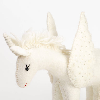 Felt Unicorn White