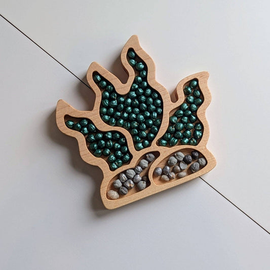 Mini Seaweed Sensory Play Tray